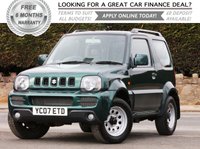 USED 2007 07 SUZUKI JIMNY 1.3 JLX 3d 83 BHP +++ FREE 6 months Autoguard Warranty included in screen price +++