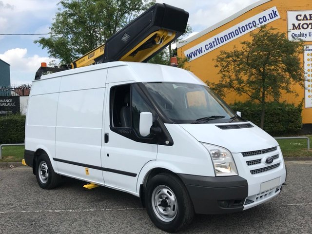 2013 62 Ford Transit 2.2 350 Mwb Medium roof [ 13M Cherry Picker Versa Lift 36LF ] Van Delivery T,B,A 