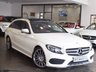 USED 2016 16 MERCEDES-BENZ C CLASS 2.1 C220 D AMG LINE PREMIUM 5d AUTO 170 BHP PAN ROOF+RED LTHR+19" ALLOYS
