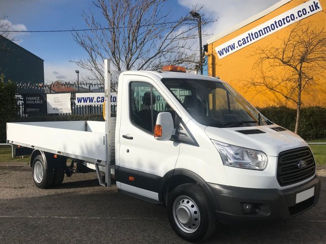 2014 64 Ford Transit 350 LWB Dropside 13.6ft Alloy Body 2.2TDCi 125 DRW Free UK Delivery