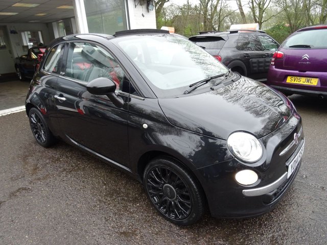 2014 14 Fiat 500 1.2 CONVERTIBLE LOUNGE 3d 69 BHP