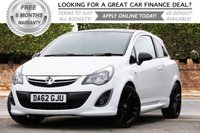 USED 2012 62 VAUXHALL CORSA 1.2 LIMITED EDITION 3d 83 BHP +++ FREE 6 months Autoguard Warranty included in screen price +++
