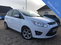USED 2012 12 FORD C-MAX 1.6 ZETEC TDCI 5d 114 BHP Diesel Ford C-max in Frozen White