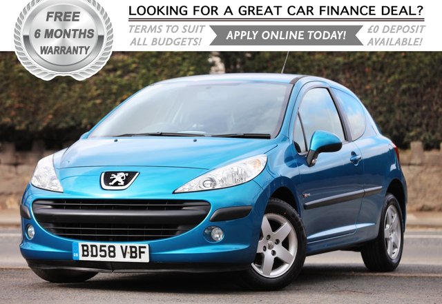 2009 58 Peugeot 207 1.4 VERVE 3d 73 BHP