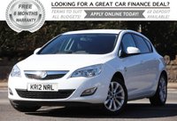 USED 2012 12 VAUXHALL ASTRA 1.6 ACTIVE 5d 113 BHP +++ FREE 6 months Autoguard Warranty included in screen price +++