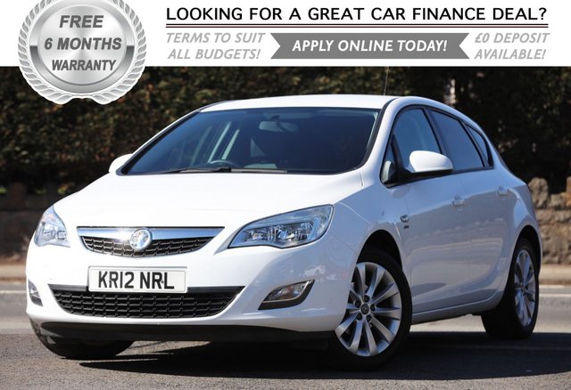 2012 12 Vauxhall Astra 1.6 ACTIVE 5d 113 BHP
