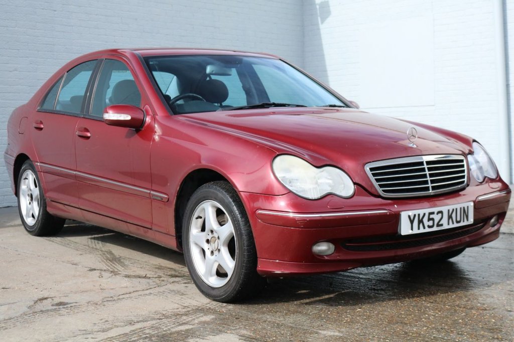 2002 52 MERCEDES-BENZ C CLASS 2.0 C200 KOMPRESSOR AVANTGARDE 4d 163 BHP