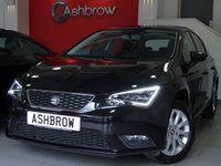 USED 2016 16 SEAT LEON 1.6 TDI SE TECHNOLOGY 5d 110 S/S SAT NAV, BLUETOOTH PHONE & MUSIC STREAMING, DAB RADIO, LED FRONT & REAR LIGHTS, FRONT FOG LIGHTS, LEATHER MULTI FUNCTION STEERING WHEEL, CRUISE CONTROL,  CD HIFI WITH 2x SD CARD READERS, AUX & USB INPUTS, AIR CONDITIONING, 1 OWNER FROM NEW, FULL SEAT SERVICE HISTORY, BALANCE OF SEAT WARRANTY, &pound;20 ROAD TAX