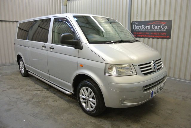 2008 57 Volkswagen Transporter Shuttle 2.5 T30 SHUTTLE SE LWB 130TDI 5d AUTO 129 BHP