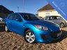 USED 2009 59 MAZDA 3 1.6 TS 5d 105 BHP 5 Door petrol hatch in brilliant blue metallic