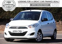USED 2012 61 HYUNDAI I10 1.2 CLASSIC 5d 85 BHP +++ FREE 6 months Autoguard Warranty included in screen price +++