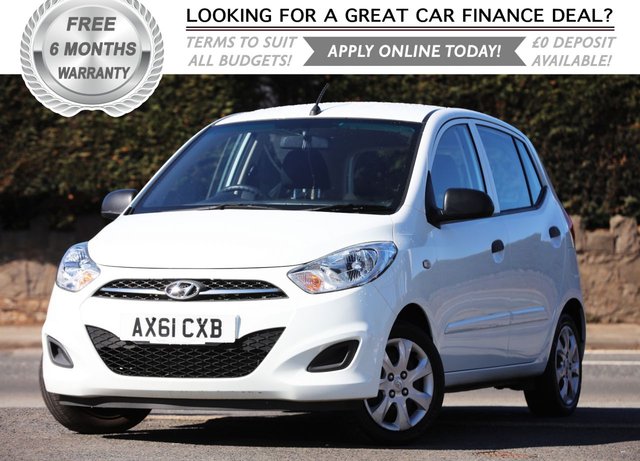 2012 61 Hyundai I10 1.2 CLASSIC 5d 85 BHP