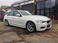 USED 2013 13 BMW 3 SERIES 2.0 320D M SPORT 4d AUTO 181 BHP WITH BLACK LEATHER INTERIOR