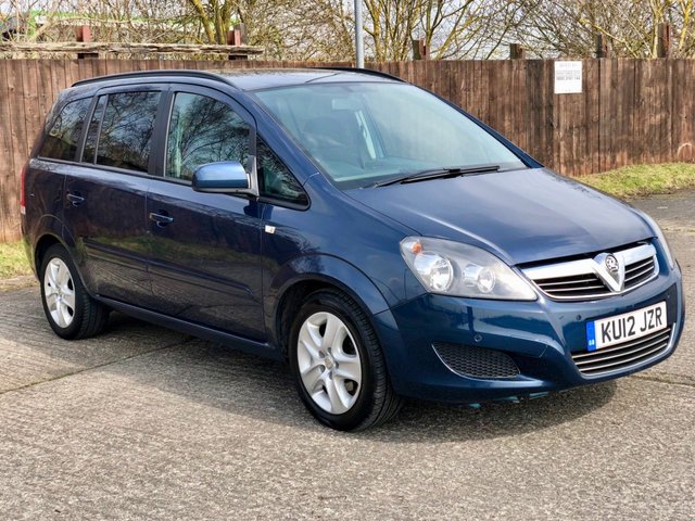 2012 12 Vauxhall Zafira 1.7 EXCLUSIV CDTI ECOFLEX 5dr 7 Seat