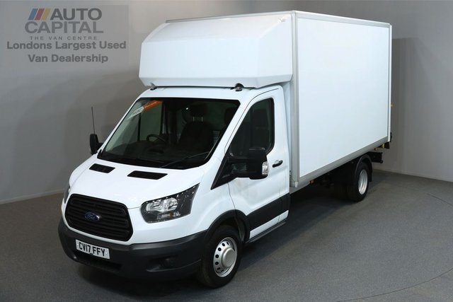 2017 17 FORD TRANSIT 2.0 350 168 BHP L3 LWB REAR TAIL LIFT FITTED LUTON VAN E6