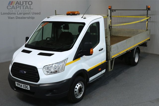 2014 64 FORD TRANSIT 2.2 350 124 BHP L4 EXTRA LWB DROPSIDE LORRY