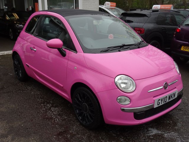 2010 10 Fiat 500 1.2 CONVERTIBLE POP (PLUS OPTIONAL EXTRAS) 3d 69 BHP