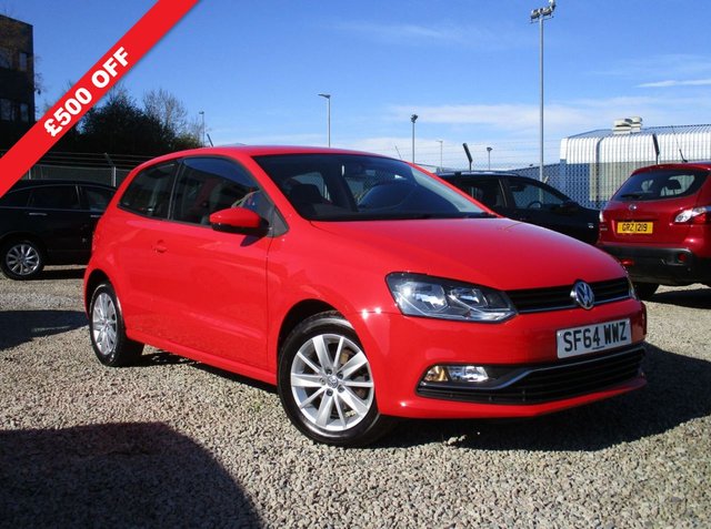 2014 64 VOLKSWAGEN POLO 1.4 SE TDI BLUEMOTION 3d 74 BHP