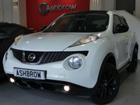 USED 2012 62 NISSAN JUKE 1.5 DCI ACENTA PREMIUM 5d 110 BHP SAT NAV, BLUETOOTH PHONE, REVERSING CAMERA, AUX & USB, CRUISE CONTROL, REAR SPOILER, CLIMATE CONTROL, MANUAL 6 SPEED, BLACK ROOF DOOR MIRRORS & WHEELS, FRONT FOG LIGHTS, 17 INCH 10 SPOKE ALLOYS, PRIVACY GLASS, CLOTH INTERIOR, 3X 3 POINT REAR SEAT BELTS, FOLDING REAR SEATS, ISO FIX, TRACTION CONTROL, ELECTRIC WINDOWS & MIRRORS, REMOTE CENTRAL LOCKING, LEATHER MULTI FUNCTION STEERING WHEEL, AIRBAGS WITH PASSENGER OFF FUNCTION.  SERVICE HISTORY, HPI CLEAR, PART EXCHANGE TO CLEAR.