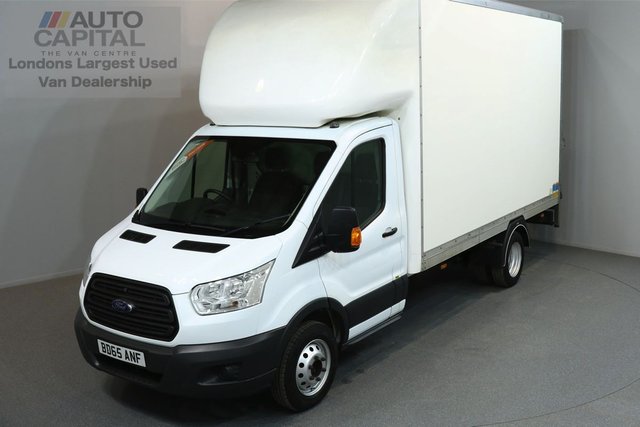 2015 65 FORD TRANSIT 2.2 350 C/C 124 BHP L3 H4 LWB EXTRA HIGH ROOF REAR TAIL LIFT FITTED LUTON VAN