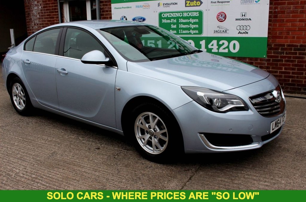 2014 64 VAUXHALL INSIGNIA 2.0 DESIGN CDTI ECOFLEX S/S 4d 138 BHP