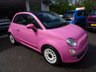 USED 2010 10 FIAT 500 1.2 PURO2 3d 69 BHP Finished in rare 'Barbie Pink' with expensive optional extra Electric Sliding Sunroof! Service History + Just Serviced by ourselves, One Lady Owner from new, MOT until April 2019 (no advisories), Great on fuel economy! Only &pound;30 Road Tax! Low Insurance Group!