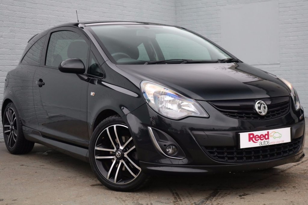 2013 63 VAUXHALL CORSA 1.4 BLACK EDITION 3d 118 BHP