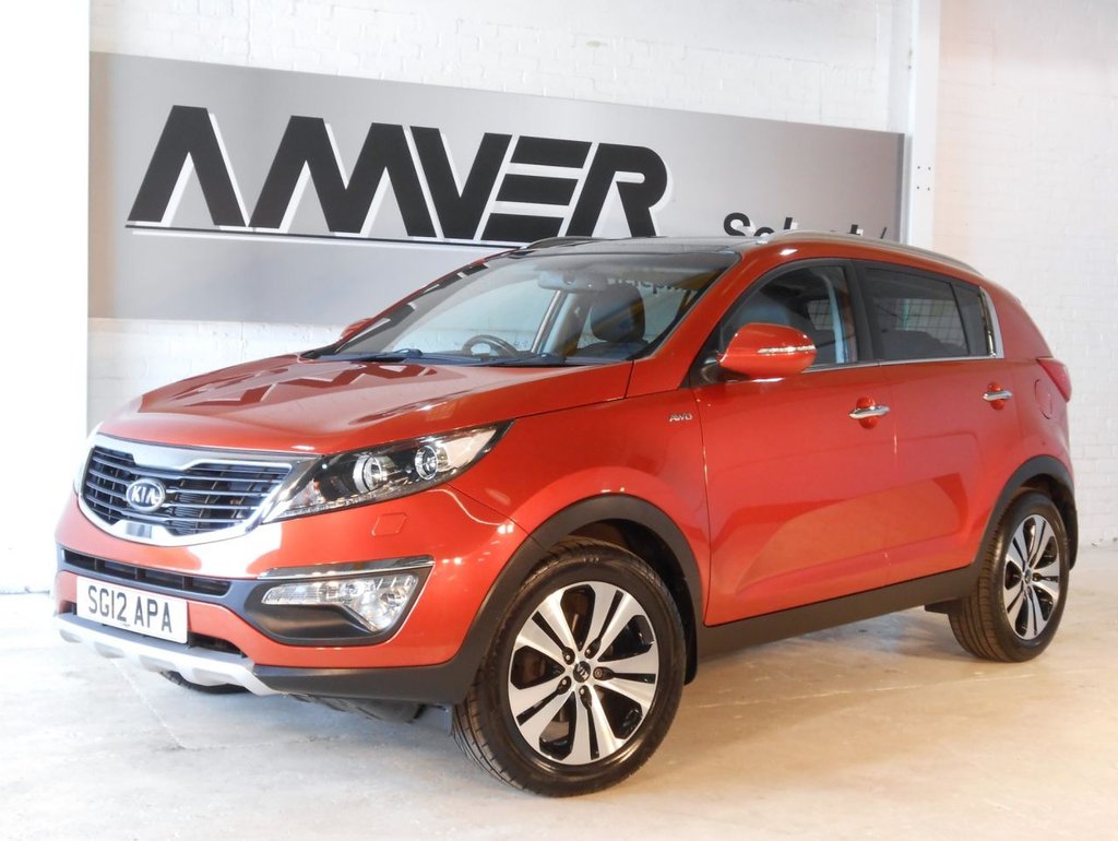 USED 2012 12 KIA SPORTAGE 2.0 CRDI KX-3 SAT NAV 5d 134 BHP FULL KIA SERVICE HISTORY