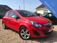 USED 2013 63 VAUXHALL CORSA 1.0 STING ECOFLEX 3d 64 BHP New timing chain - Low insurance FSH