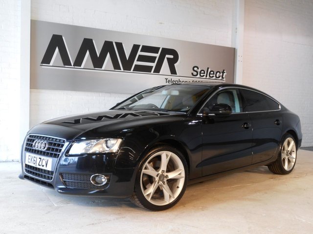 2011 61 Audi A5 2.0 SPORTBACK TDI SE 5d 141 BHP
