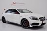 USED 2015 15 MERCEDES-BENZ A CLASS 2.0 A45 AMG 4MATIC 5d AUTO 360 BHP AERO KIT WHEEL UPGRADE MERCEDES WARRANTY REMAINING