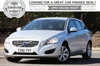 USED 2011 61 VOLVO V60 1.6 DRIVE ES S/S 5d 113 BHP +++ FREE 6 months Autoguard Warranty included in screen price +++