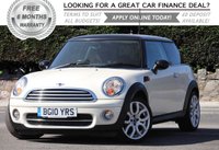 USED 2010 10 MINI HATCH COOPER 1.6 COOPER D 3d 108 BHP +++ FREE 6 months Autoguard Warranty included in screen price +++