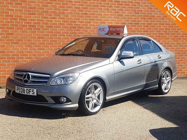2008 08 Mercedes-Benz C Class 2.1 C220 CDI SPORT 4d AUTO 168 BHP FULL BLACK LEATHER
