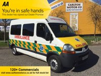 USED 2009 09 RENAULT MASTER 2.5 MM33 DCI 100 WAV [ PTS ] MINIBUS / EX NHS NON EMERGENCY TRANSPORT AMBULANCE # NO VAT TO PAY # 