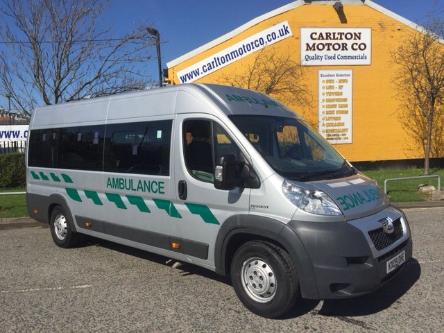 2009 09 Peugeot Boxer 2.2 435 L4H2 XLWB 120 WAV [ PTS ] MINIBUS / EX NON EMERGENCY TRANSPORT # NO VAT TO PAY # 