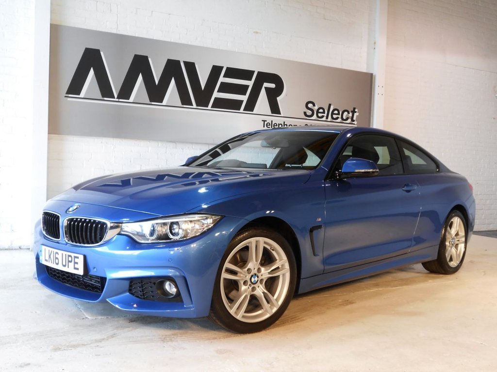 USED 2016 16 BMW 4 SERIES 2.0 420D M SPORT 2d AUTO 188 BHP SAT NAV_CRUISE CONTROL_HEATED SEATS