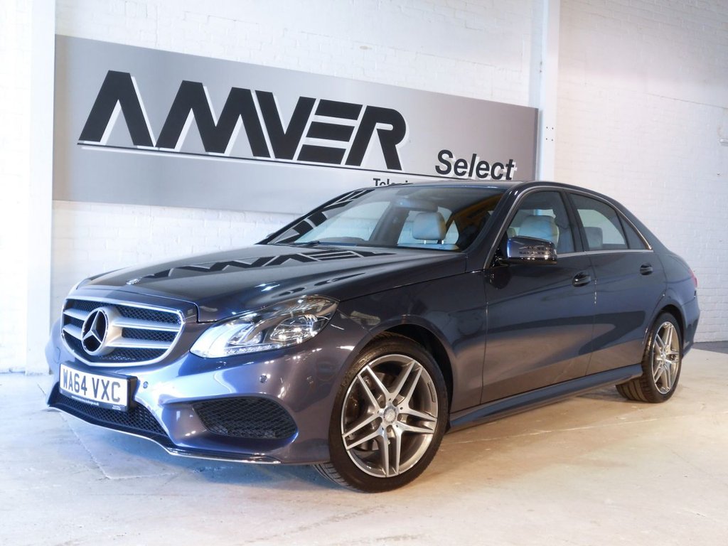 USED 2014 64 MERCEDES-BENZ E CLASS 2.1 E220 CDI AMG SPORT 4d AUTO 168 BHP COMAND SAT NAV - LOW MILEAGE - FMSH