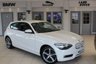 USED 2013 62 BMW 1 SERIES 1.6 116I URBAN 3d 135 BHP HALF BLACK LEATHER SEATS + FULL BMW SERVICE HISTORY + BLUETOOTH + 17 INCH ALLOYS + SPORT LEATHER STEERING WHEEL + ELECTRIC WINDOWS + FOG LIGHTS