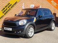 USED 2012 12 MINI COUNTRYMAN 1.6 COOPER D 5d CHILLI PACK -- RED / BLACK LEATHER 
