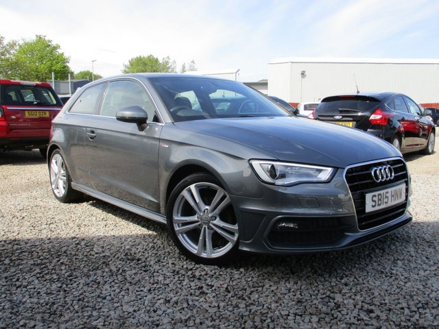 2015 15 AUDI A3 2.0 TDI S LINE 3d 148 BHP