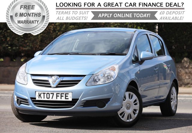 2007 07 Vauxhall Corsa 1.4 CLUB A/C 5d 90 BHP