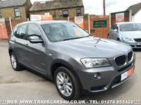 USED 2011 61 BMW X3 2.0 XDRIVE20D SE 5d AUTO 181 BHP UK DELIVERY* RAC APPROVED* FINANCE ARRANGED* PART EX