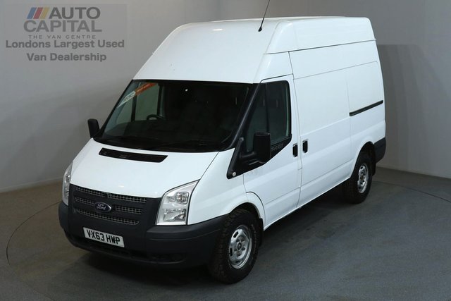 2013 63 FORD TRANSIT 2.2 350 124 BHP L2 H3 MWB HIGH ROOF AWD