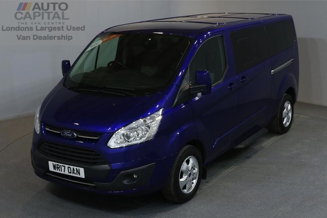 2017 17 FORD TOURNEO CUSTOM 2.0 310 TITANIUM 168 BHP L2 H1 A/C E6 9 SEATER MINIBUS