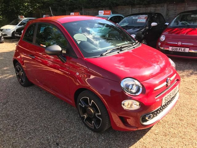 2016 16 Fiat 500 1.2 S (SPORT) 3d 69 BHP