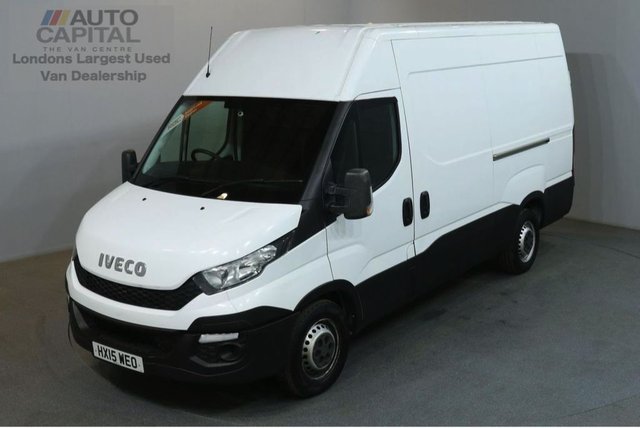 2015 15 IVECO-FORD DAILY 2.3 35S13V 126 BHP L2 H3 MWB H/ROOF PANEL VAN