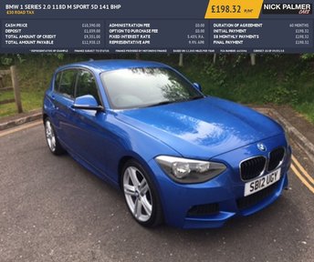 0 118d m sport 5d 141 bhp &pound;30 road tax &pound;9,990