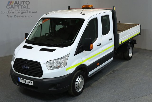 2016 66 FORD TRANSIT 2.2 350 124 BHP L3 LWB TIPPER