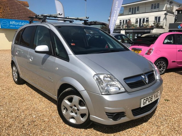 2008 08 Vauxhall Meriva 1.6 BREEZE 16V 5d 100 BHP